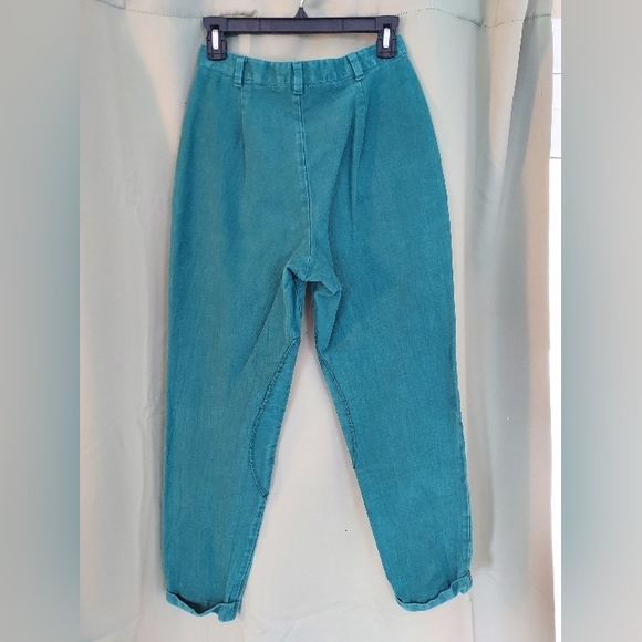 Palmetto's Vintage 90's Green High-rise Riding  Pants - Picture 2 of 6